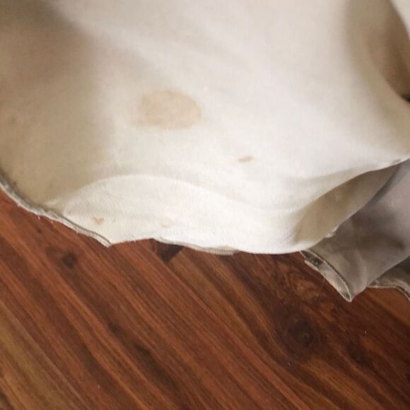 Badgley Mischka beige beaded, black tie, mother of the bride evening gown off th - Picture 8 of 12